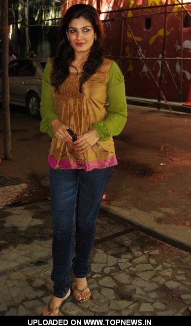 Raveena Tandon at Songs Recording of Movie Agni-The Fire